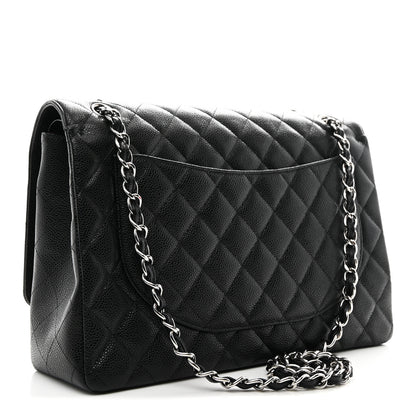 Chanel Caviar Quilted Maxi Double Flap Black 5 of 23
