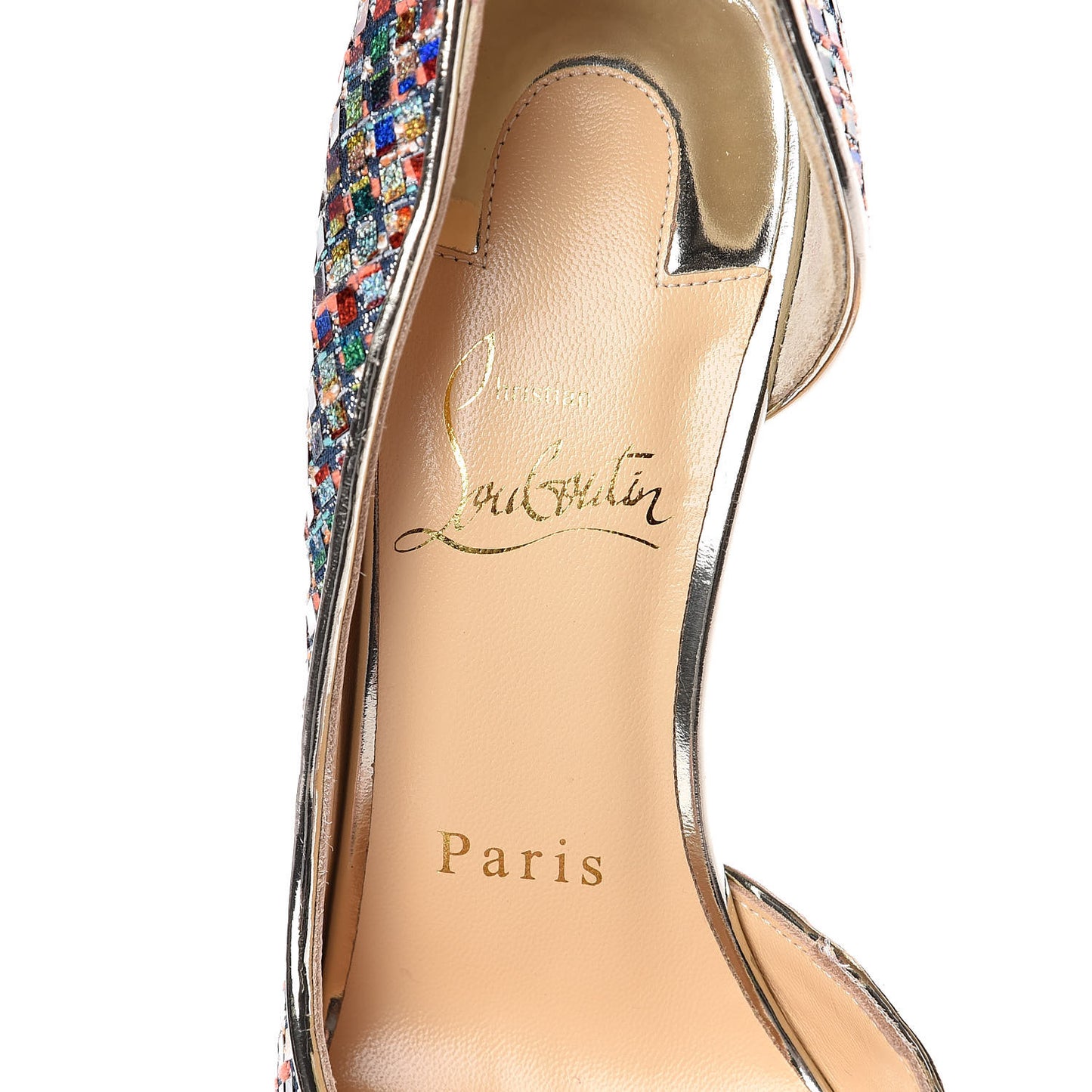 Tresse Vitraux Specchio Iriza 100 Pumps 36 Multicolor Silver