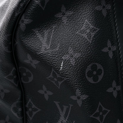Louis Vuitton Monogram Eclipse Keepall Bandouliere 55 21 of 25