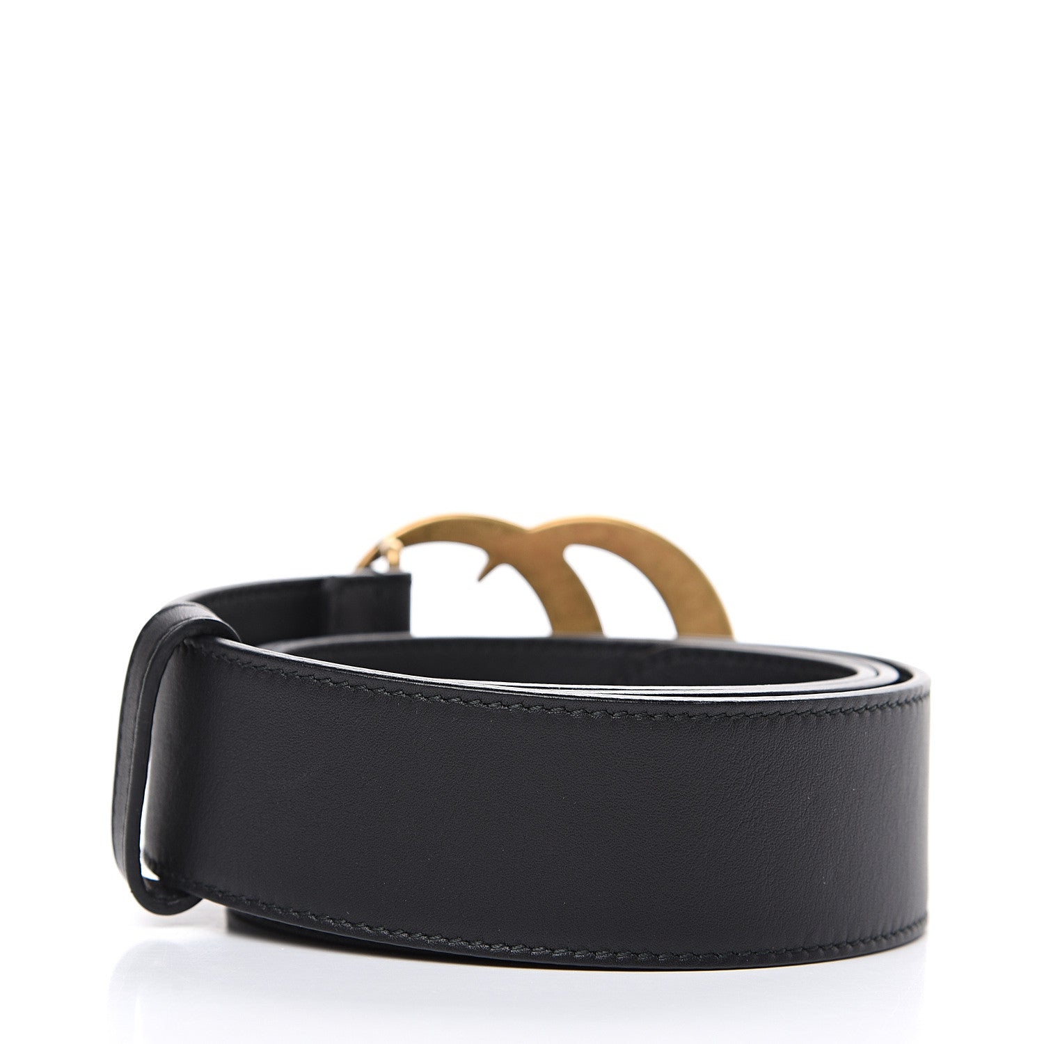 Gucci Calfskin Double G 40mm Belt 80 32 Black 2 of 5
