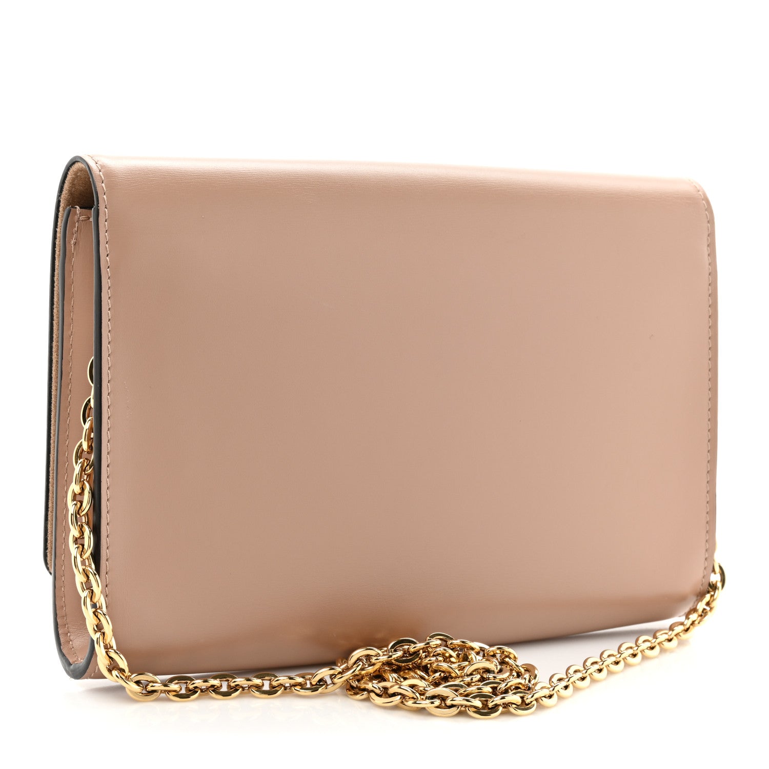 Louis Vuitton Calfskin Studded Louise Chain GM Nude 3 of 15