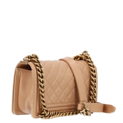 Chanel Metallic Caviar Quilted Small Boy Flap Gold 3 of 10