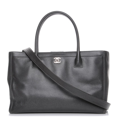 Chanel Calfskin Cerf Executive Shopper Tote Grey 1 of 12