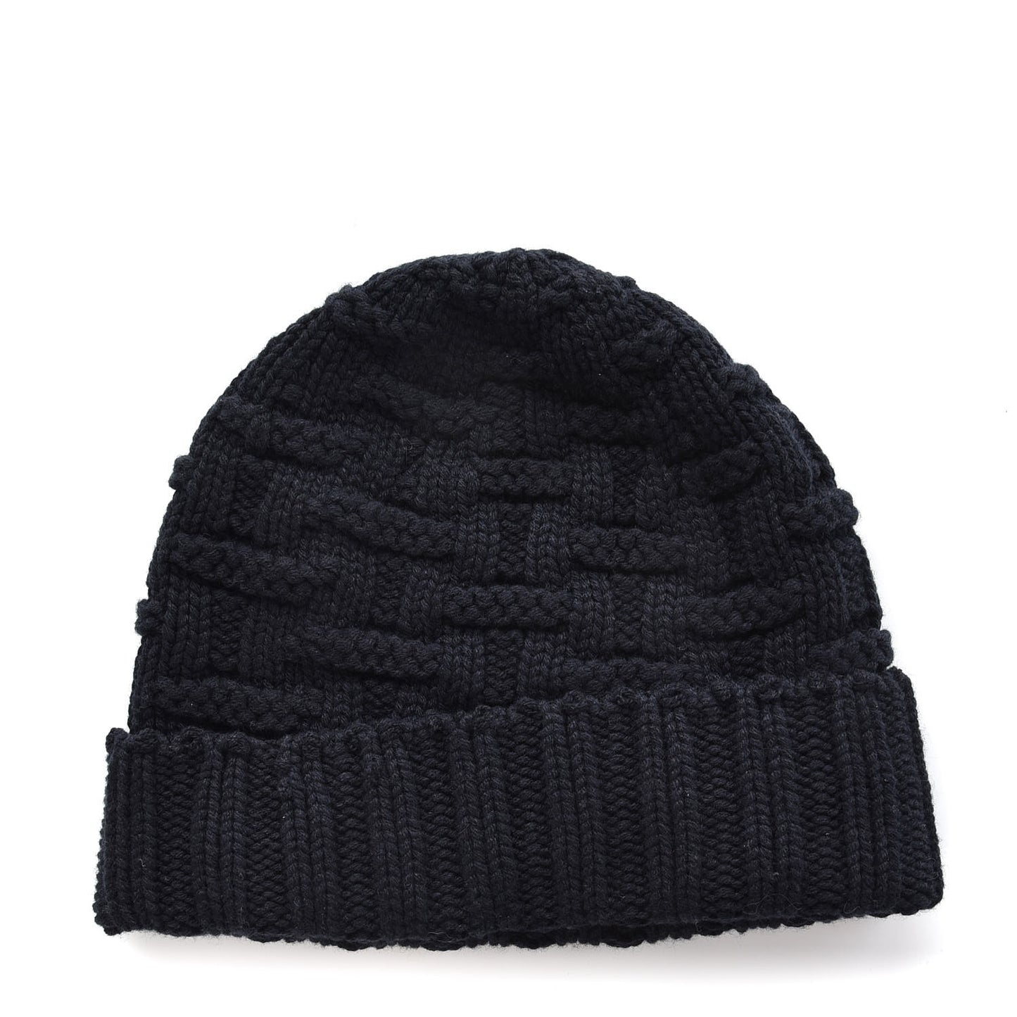 Cashmere Mens Beanie Hat L Marine