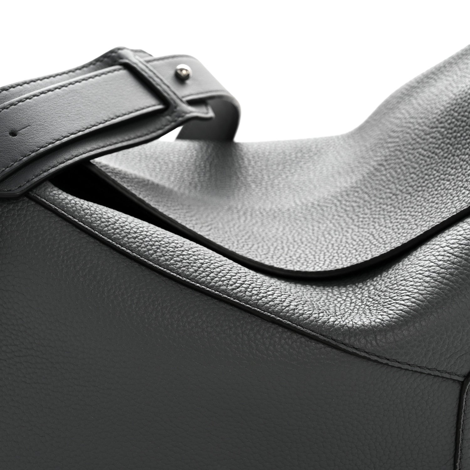Loewe Grained Calfskin Large Puzzle Edge Bag Anthracite 8 of 16