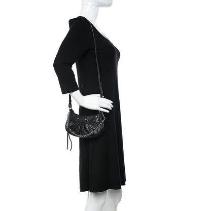 Balenciaga Agneau Arena Le Cagole Mini Purse With Chain Black 2 of 10