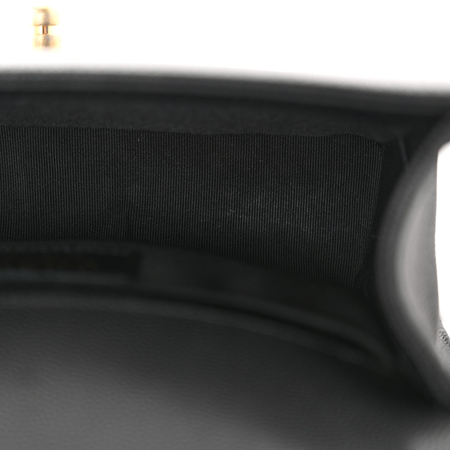 Caviar Quilted Small Boy Flap Black