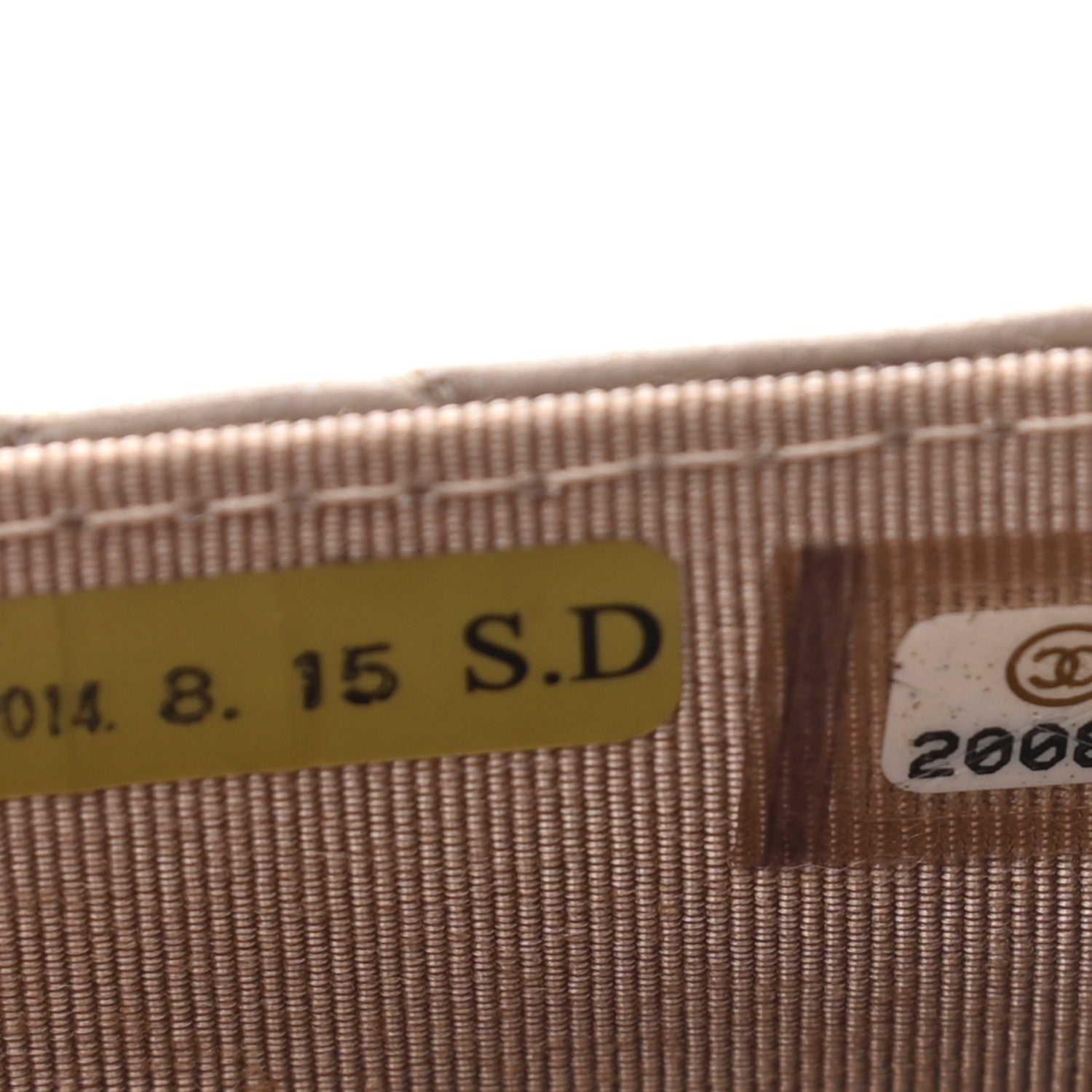 Chanel Lambskin Quilted Wallet on Chain WOC Taupe 8 of 13