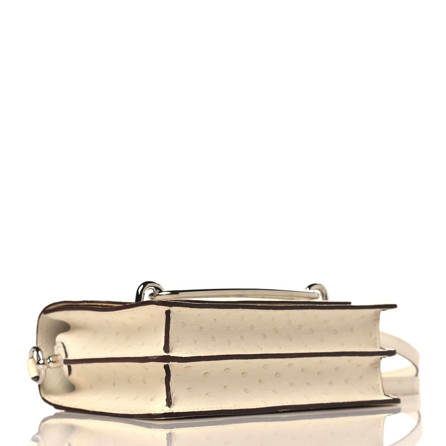 Hermes Ostrich Mini Sac Roulis Nata 4 of 10