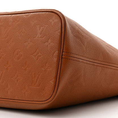 Louis Vuitton Empreinte Monogram Giant Neverfull MM Cognac 9 of 9
