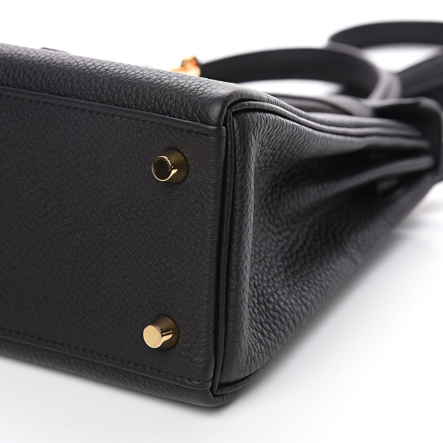 Hermes Togo Kelly Retourne 25 Black 8 of 9