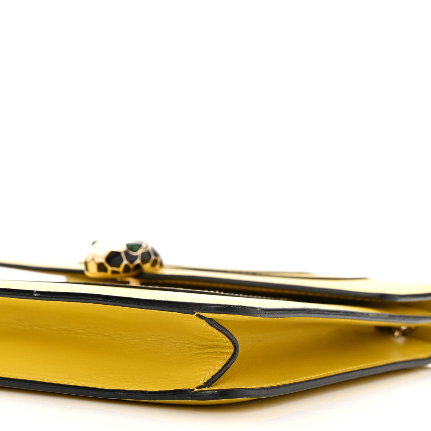 Calfskin Serpenti Forever Shoulder Bag Yellow