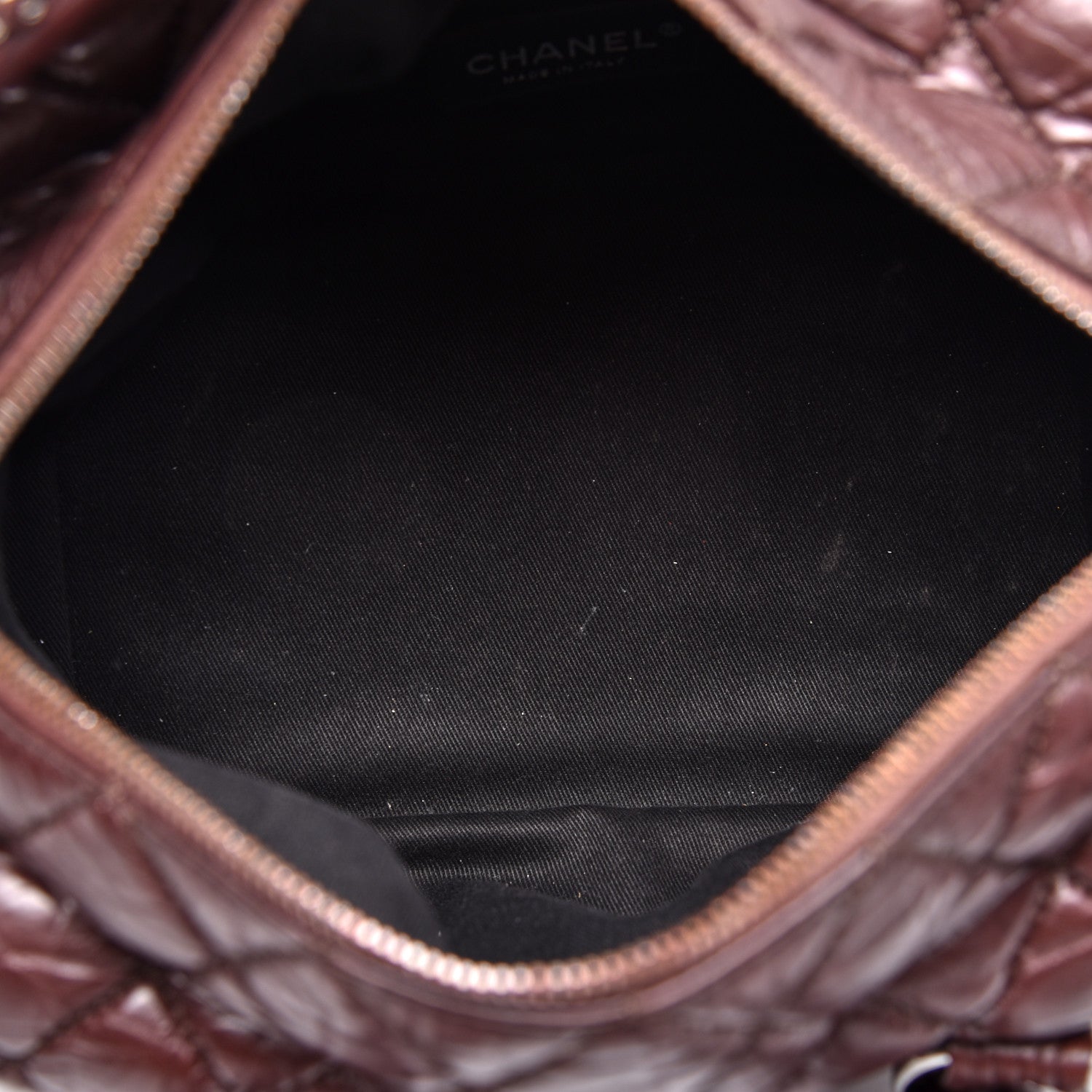 Chanel Distressed Lambskin Small Lady Braid Tote Brown 5 of 11