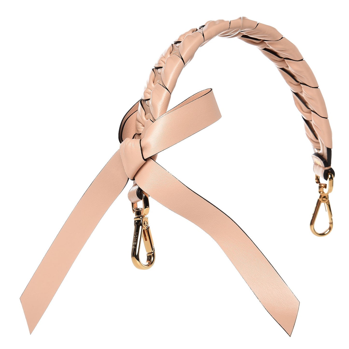 Vitello Liberty Shiny Nappa Lace Up Bow Mini Strap You Plaster