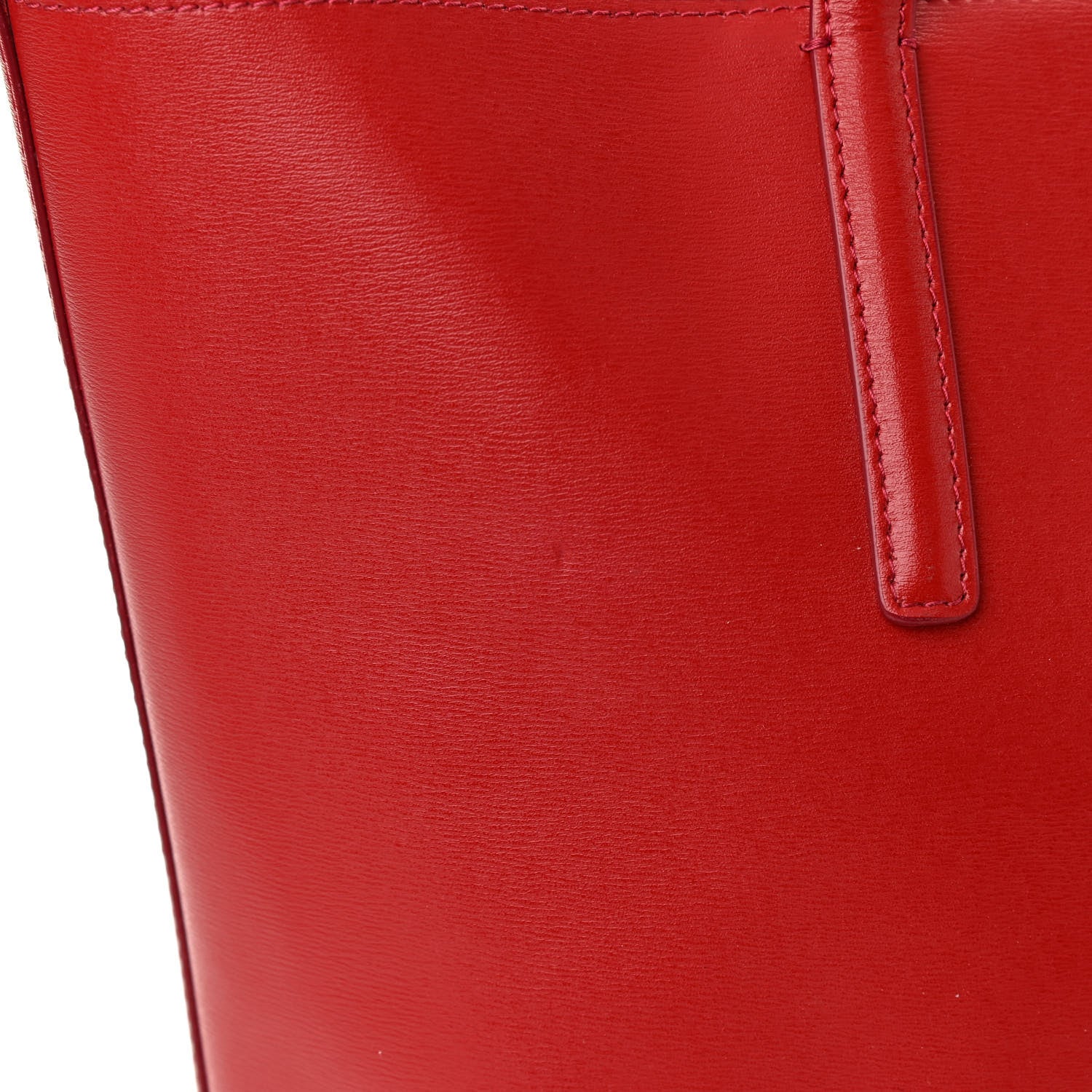 Salvatore Ferragamo Calfskin Medium Gancini Tote Red 11 of 11