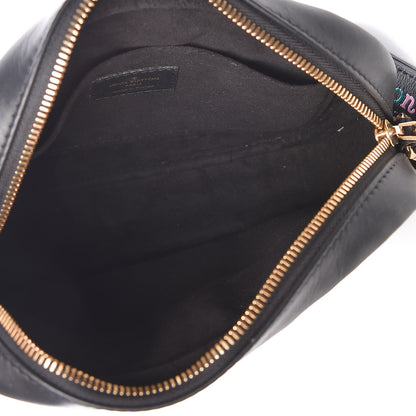 Louis Vuitton Calfskin New Wave Camera Bag Black 5 of 12