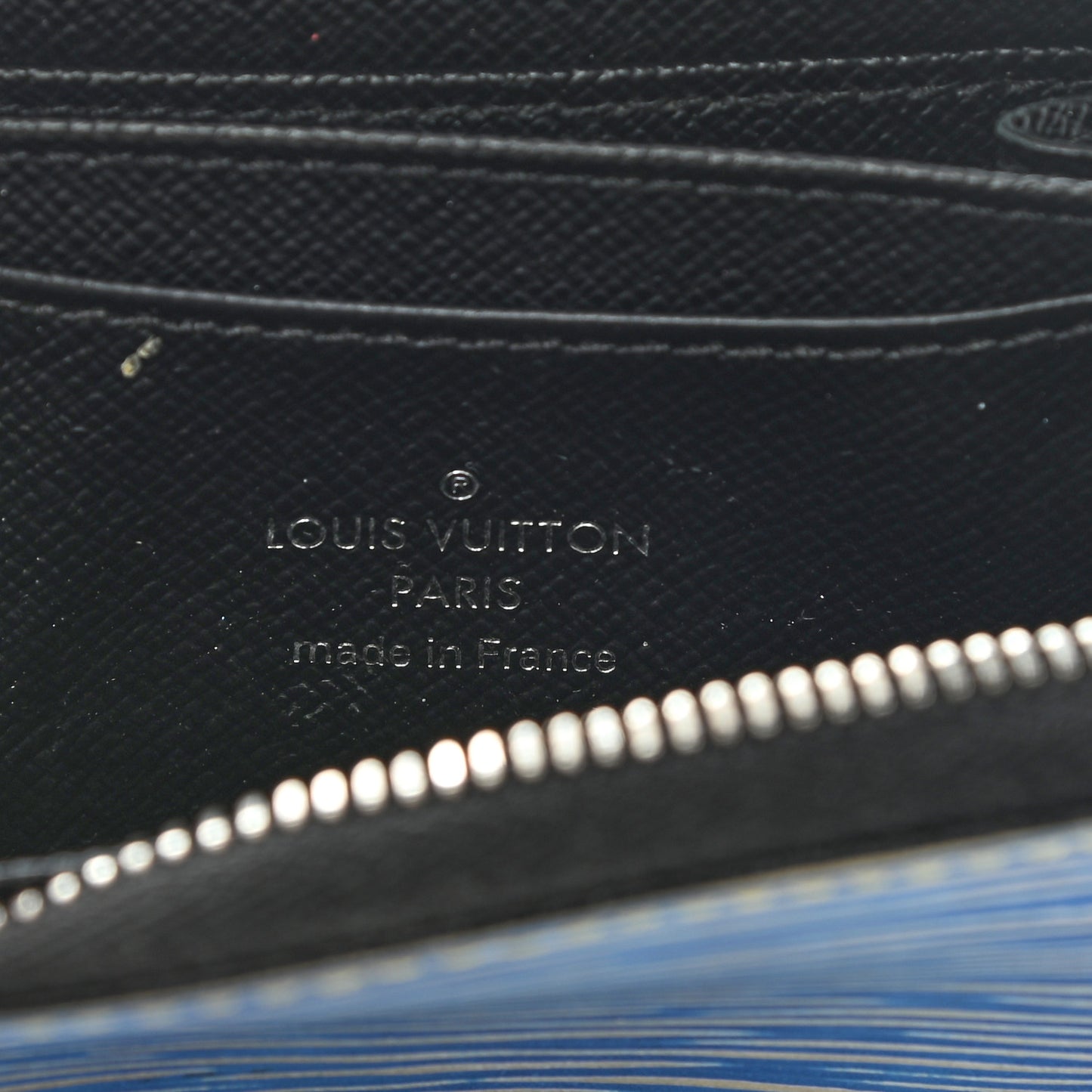 Epi Zippy Coin Purse Denim Light