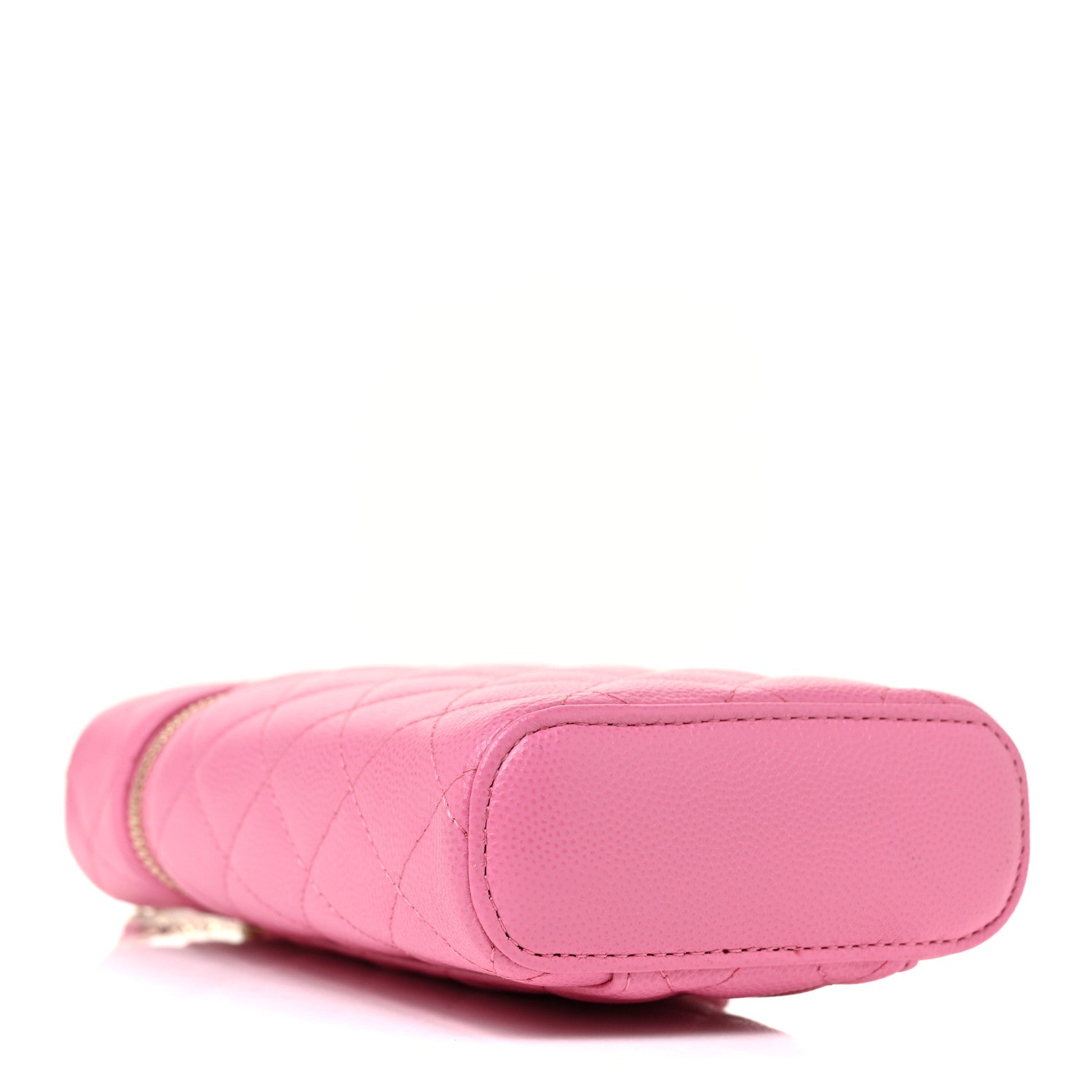 Chanel Caviar Quilted Phone Holder With Chain Pink 4 of 11