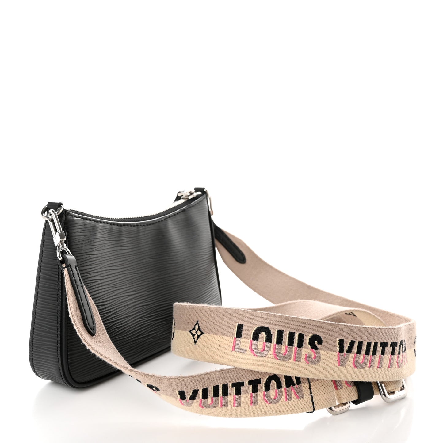 Epi Logo Easy Pouch On Strap Black