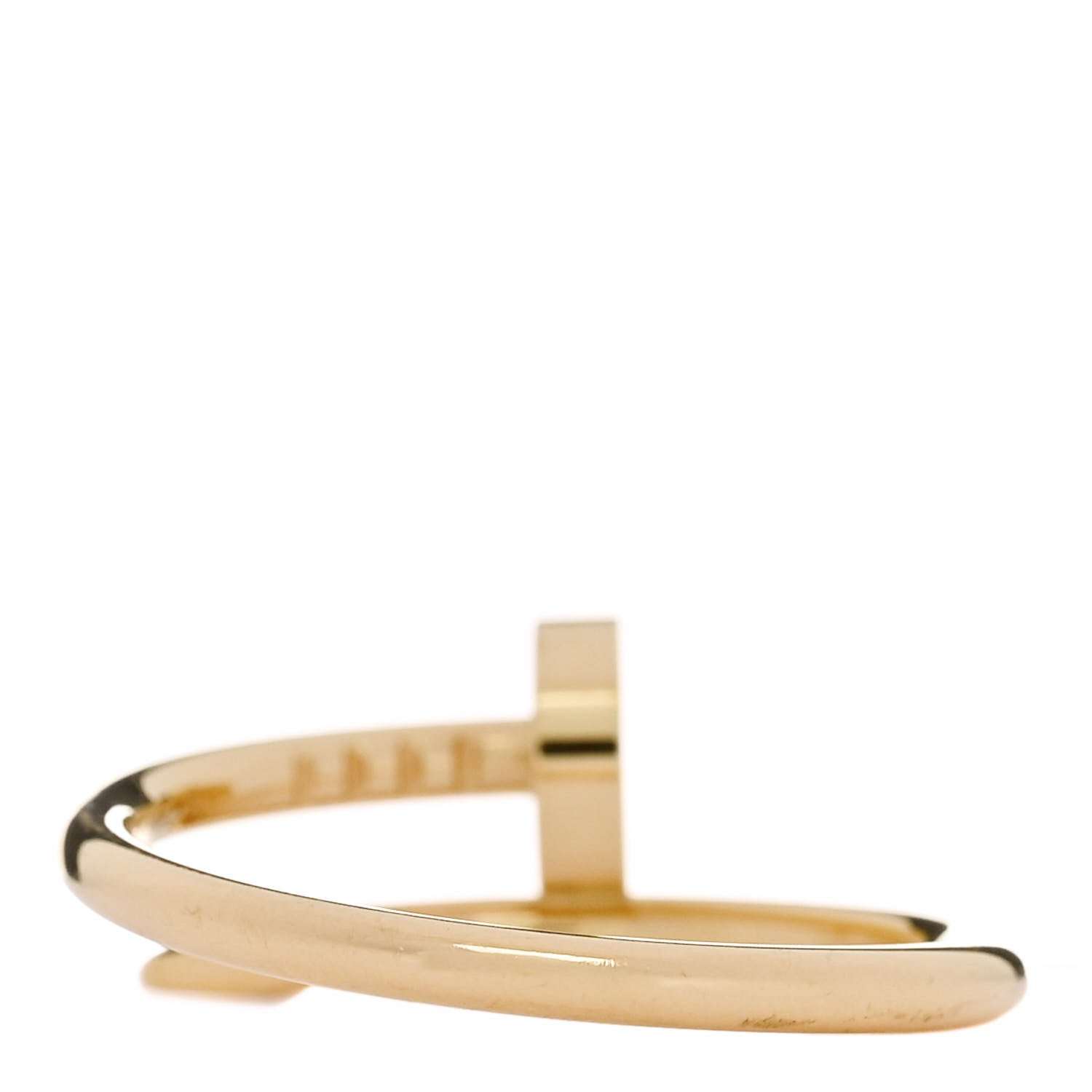 Cartier 18K Yellow Gold Small Juste Un Clou Ring 51 5.75 3 of 6