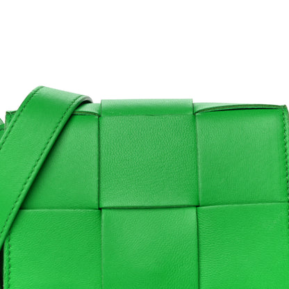 Bottega Veneta Lambskin Maxi Intrecciato Extra Mini Cassette Crossbody Bag Parakeet 7 of 12