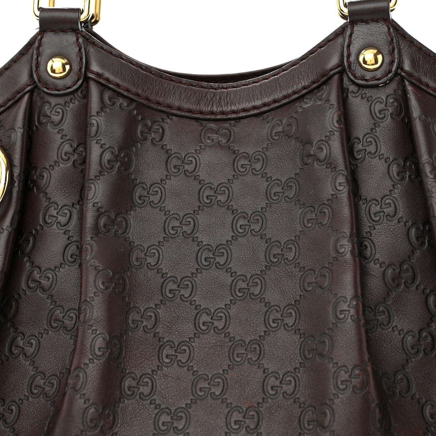 Gucci Guccissima Medium Sukey Tote Brown 8 of 16
