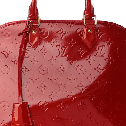 Louis Vuitton Vernis Alma GM Pomme D'Amour 7 of 9