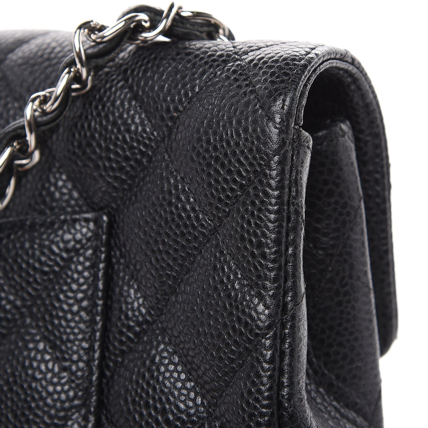 Chanel Caviar Quilted East West Flap Black 13 of 16