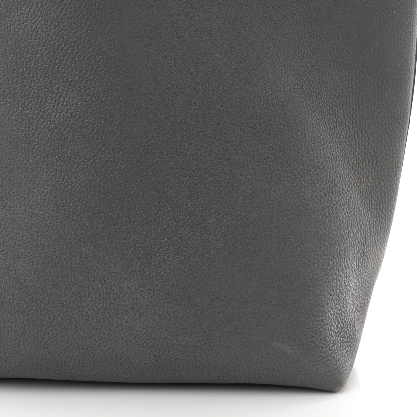 Grained Calfskin Park Tote Three Grey