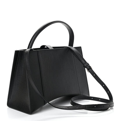 Balenciaga Grained Calfskin XS Hourglass East West Tote Black 3 of 9