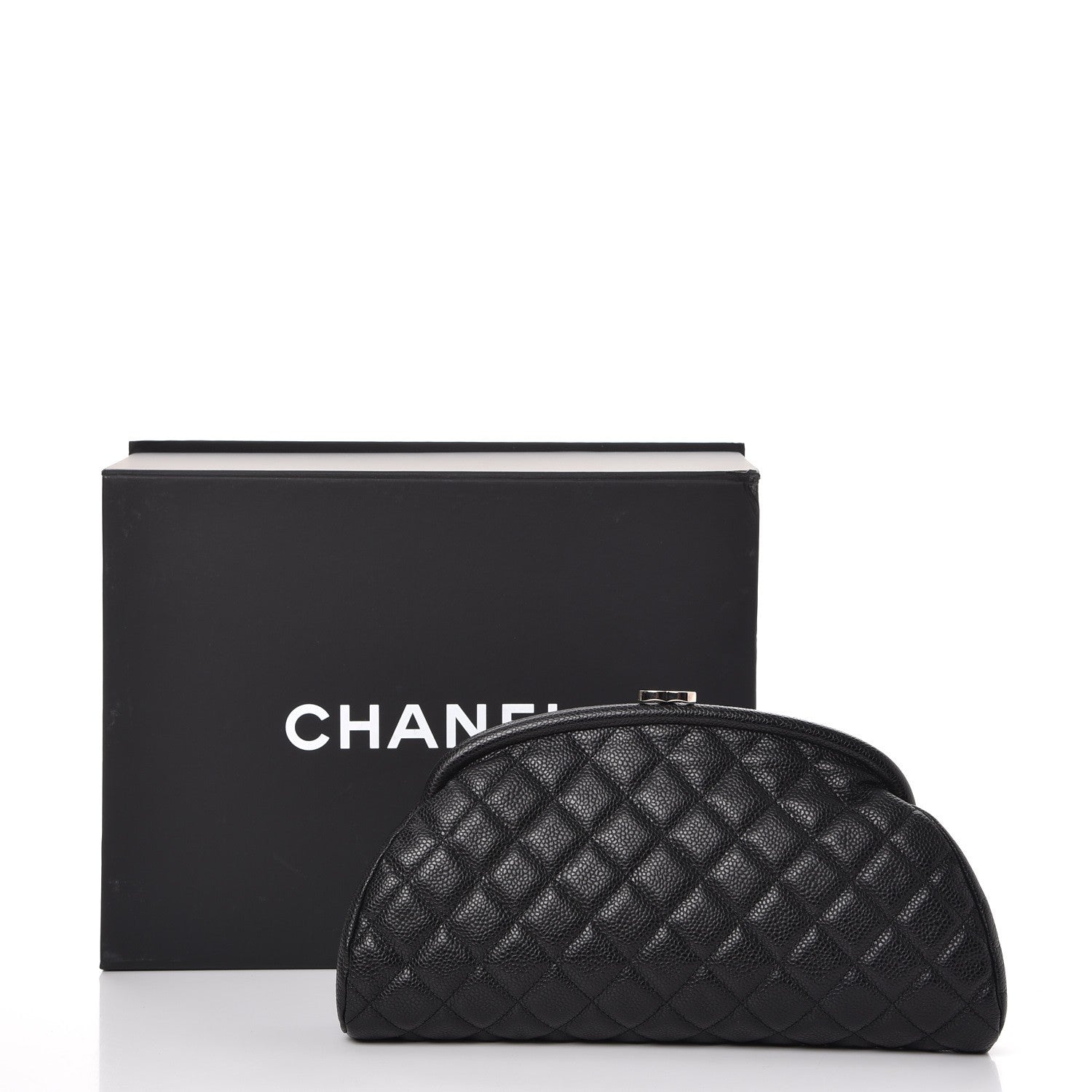 Chanel Caviar Quilted Timeless Clutch Black 8 of 8