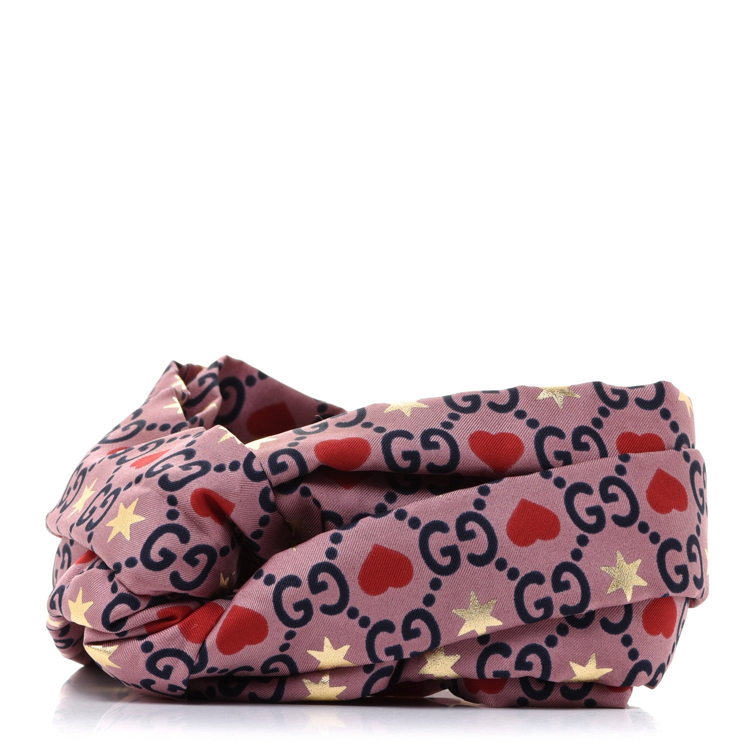 Gucci Silk GG Big Dimba Headband Pink 1 of 8