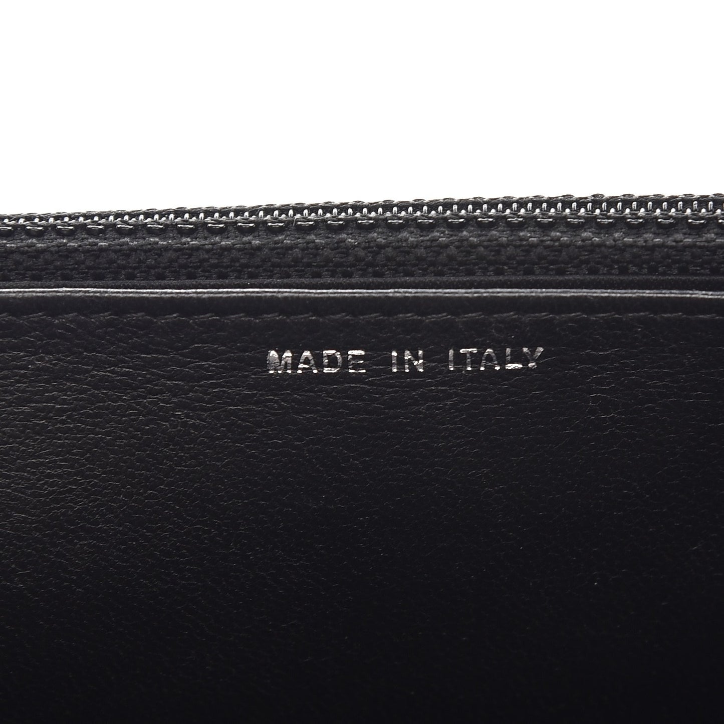Distressed Patent Calfskin Quilted Wallet on Chain WOC Black