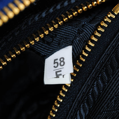 Prada Nylon Vela Cosmetic Pouch Bleuette 8 of 8