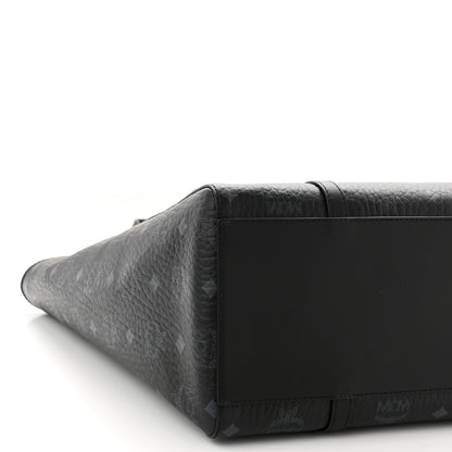 MCM Visetos Toni Shopper Tote Black 8 of 9