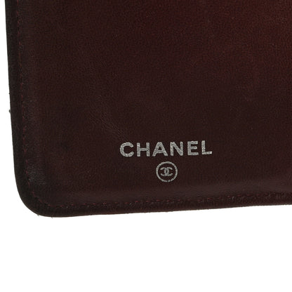 Chanel Lambskin Quilted Yen Wallet Black 7 of 9