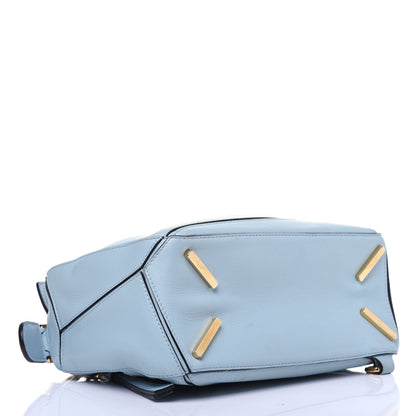 Loewe Calfskin Small Puzzle Bag Aqua 5 of 25