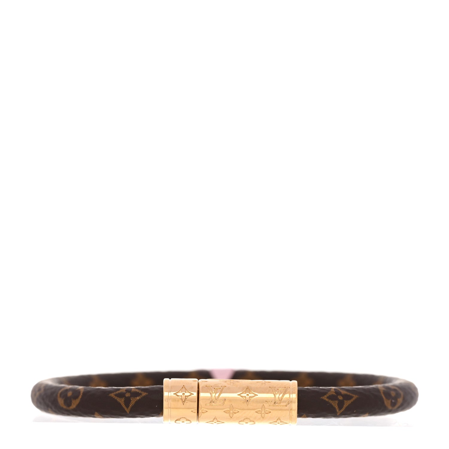 Louis Vuitton Monogram Daily Confidential Bracelet 17 Rose Ballerine 3 of 5