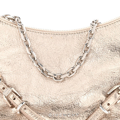 Givenchy Metallic Calfskin Mini Voyou Bag Dusty Gold 8 of 10