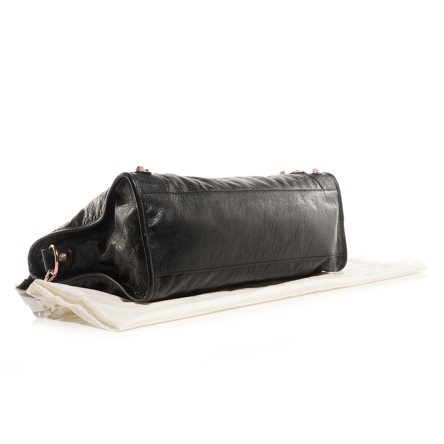 Agneau Giant 12 Rose Gold Hardware City Black