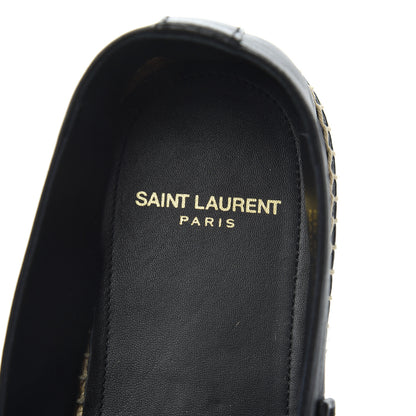 Saint Laurent Lambskin Mens Espadrilles 40.5 Black 6 of 16