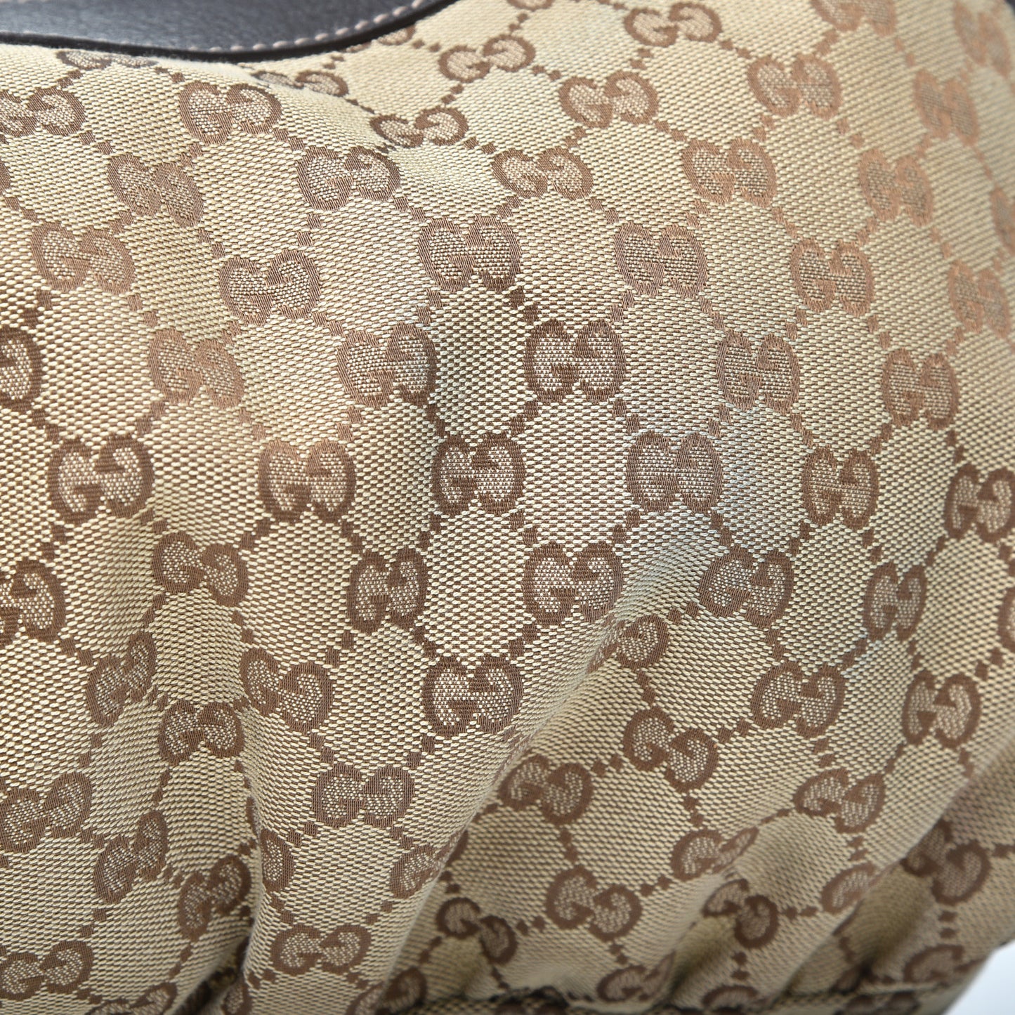 Monogram Large D Ring Hobo Dark Brown