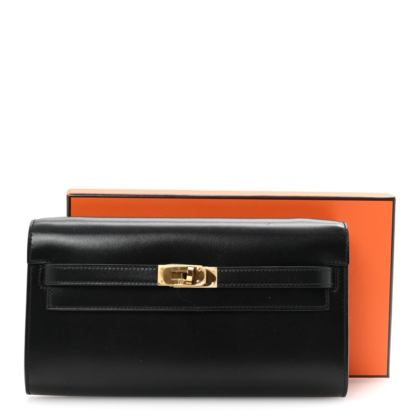 Box Kelly Wallet To Go Black