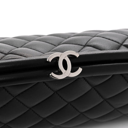 Chanel Lambskin Quilted Timeless Clutch Black 10 of 11
