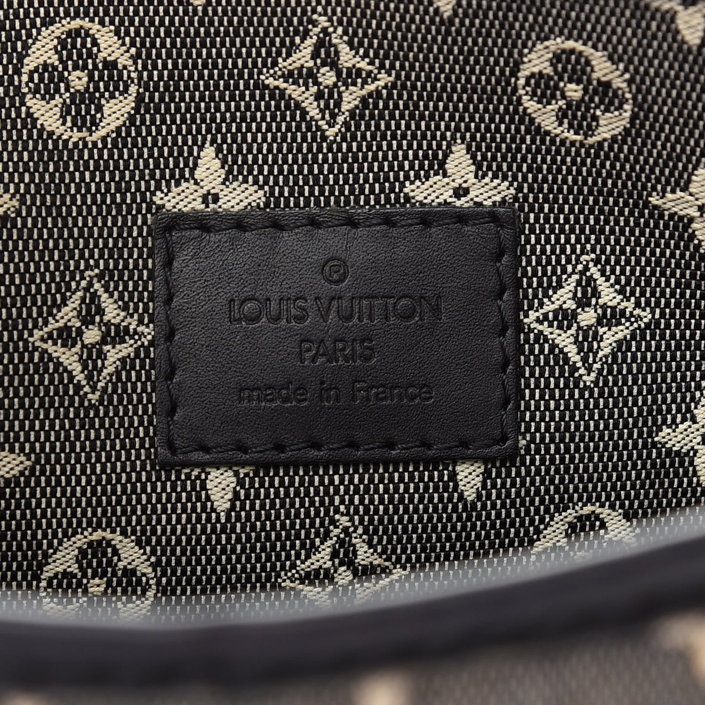 Mini Monogram Besace Mary Kate Black