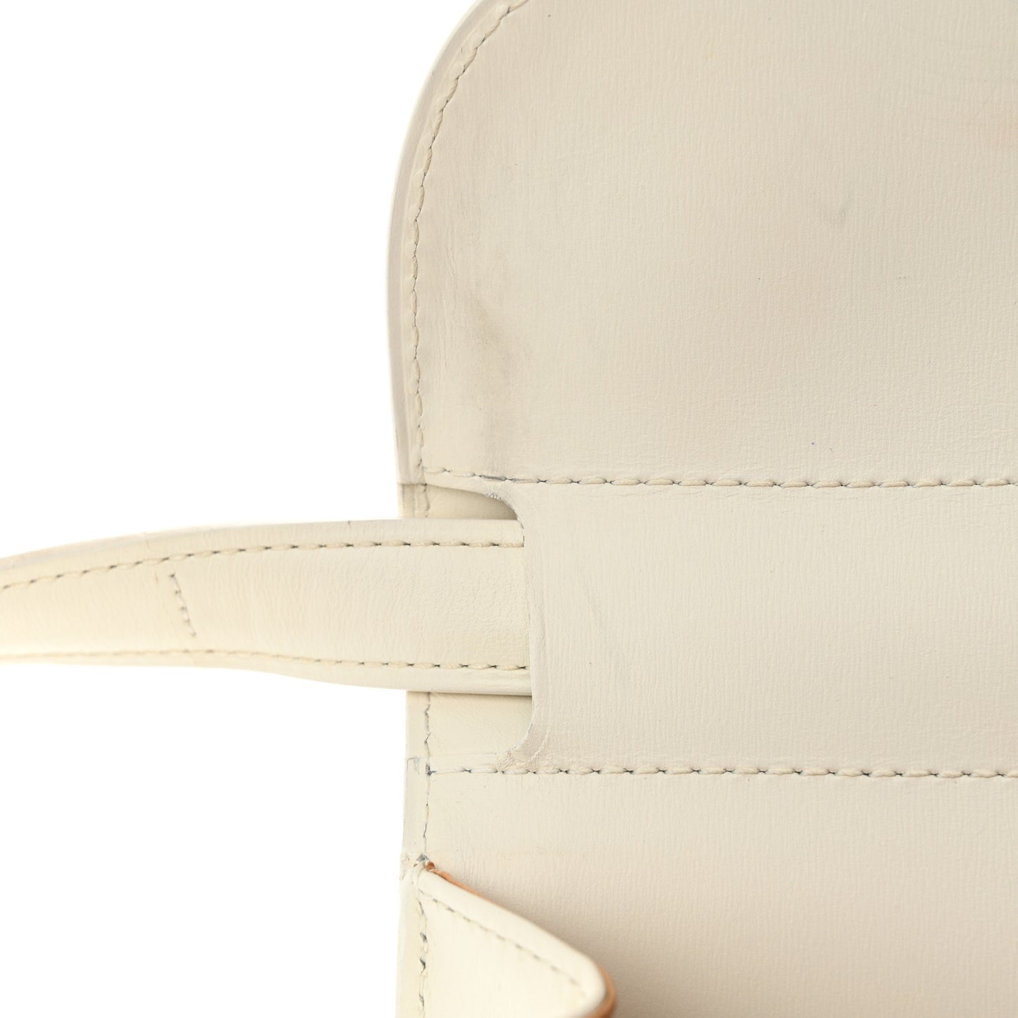 Box Calfskin Mini Brillant Satchel Ivory