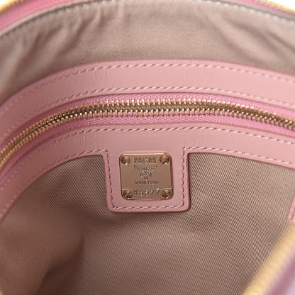 MCM Visetos Medium Crossbody Pouch Soft Pink 6 of 9