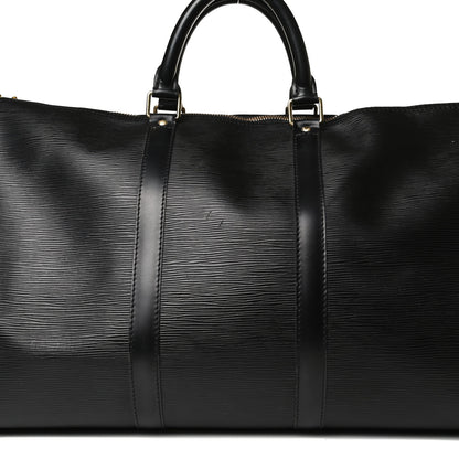 Louis Vuitton Epi Keepall 50 Black 7 of 24