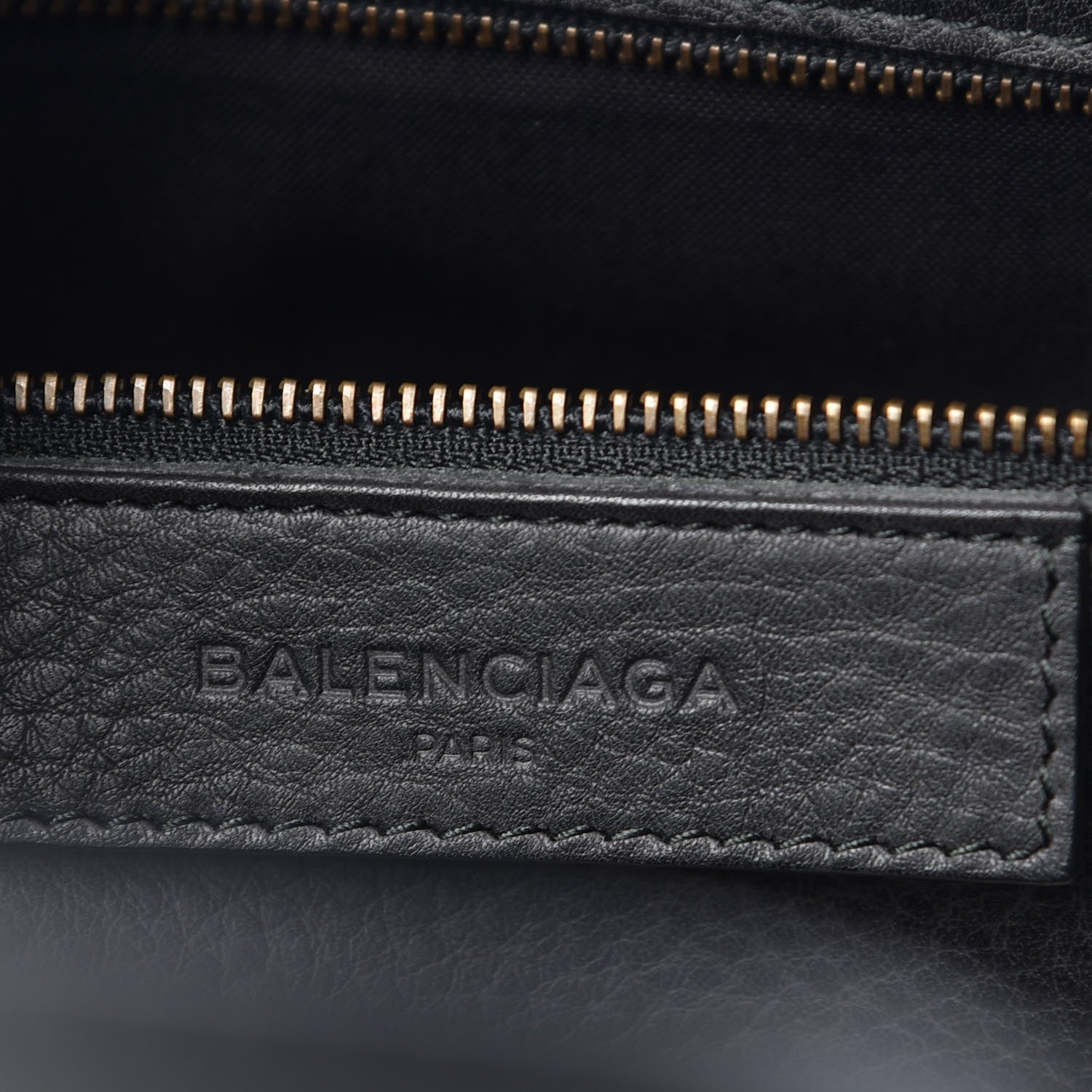 Balenciaga Veau Soyeux Perforated Blackout Hardware City Black 7 of 10