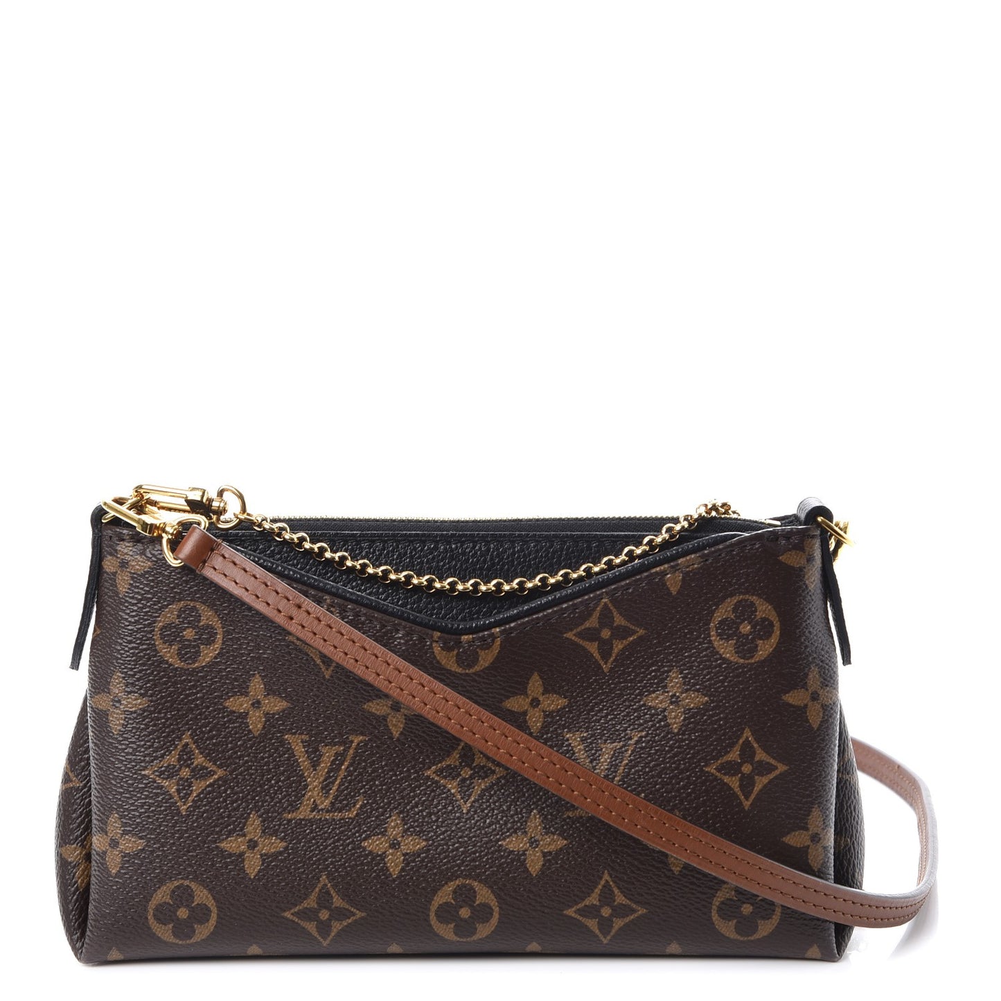 Monogram Pallas Clutch Black